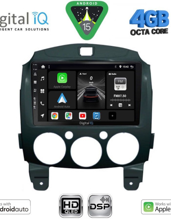 DIGITAL IQ BXF 16361_CPAA (9inc) MULTIMEDIA TABLET for MAZDA 2  mod. 2007-2014