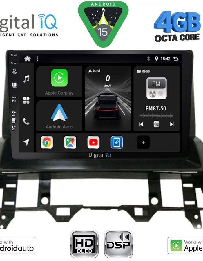 DIGITAL IQ BXF 16376_CPAA DASH (10inc) MULTIMEDIA TABLET for MAZDA 6 mod. 2002-2008