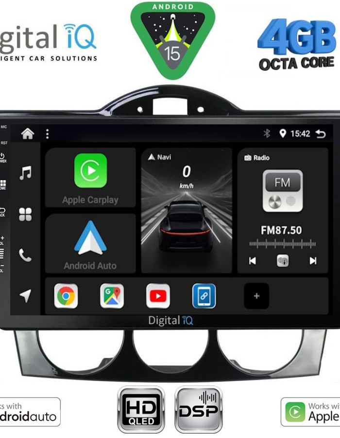 DIGITAL IQ BXF 16394_CPAA (9inc) MULTIMEDIA TABLET for MAZDA RX8 mod. 2001-2008