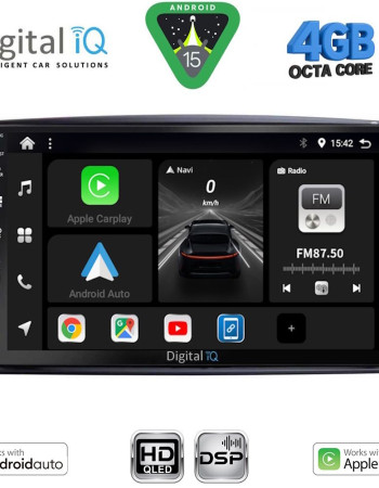 DIGITAL IQ BXF 16401_CPAA (9inc) MULTIMEDIA TABLET for MERCEDES CLK (W209) mod. 2000-2004