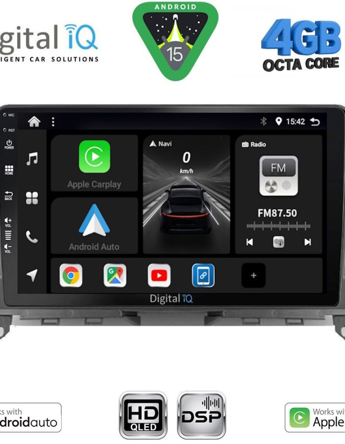 DIGITAL IQ BXF 16405_CPAA (9inc) MULTIMEDIA TABLET for MERCEDES C (W204) mod. 2007-2011