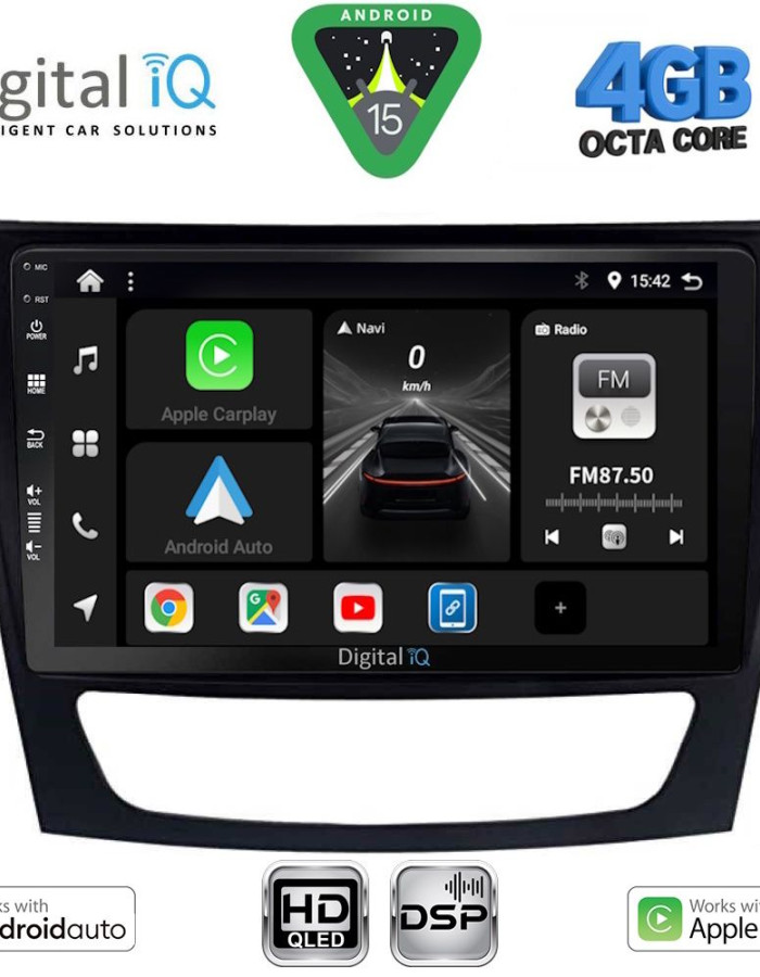 DIGITAL IQ BXF 16408_CPAA (9inc) MULTIMEDIA TABLET for MERCEDES E (W211) – CLS (W219) mod. 2003-2009
