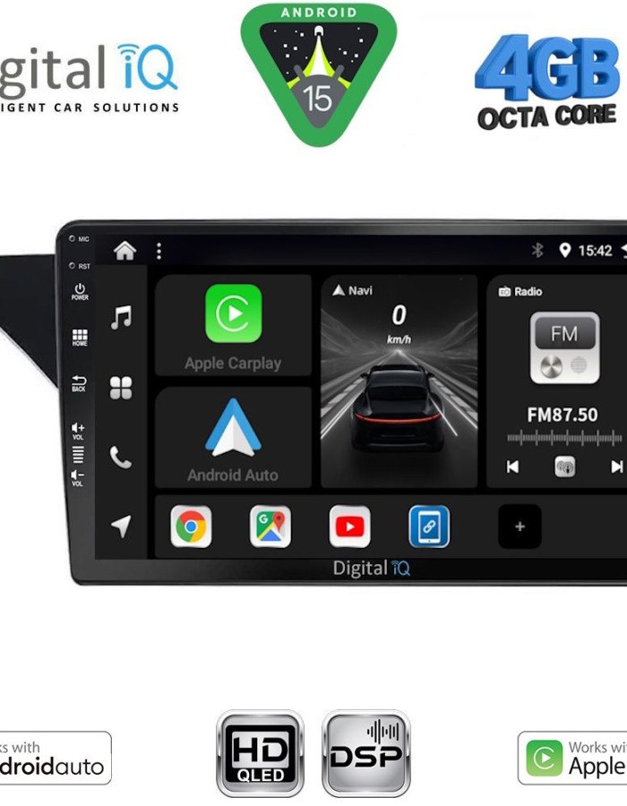 DIGITAL IQ BXF 16412_CPAA (NTG 4.5) (9inc) MULTIMEDIA TABLET for MERCEDES GLK (X204) mod. 2013-2017