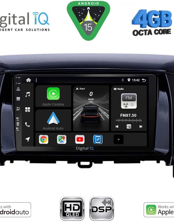 DIGITAL IQ BXF 16432_CPAA (9inc) MULTIMEDIA TABLET for MITSUBISHI ECLIPSE CROSS mod. 2018-2026