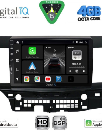 DIGITAL IQ BXF 16434_CPAA (10inc) MULTIMEDIA TABLET for MITSUBISHI LANCER mod. 2008-2017
