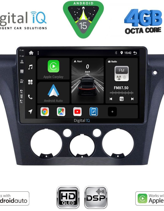 DIGITAL IQ BXF 16441CL_CPAA (10inc) MULTIMEDIA TABLET for MITSUBISHI OUTLANDER mod. 2001-2005 with CLIMA