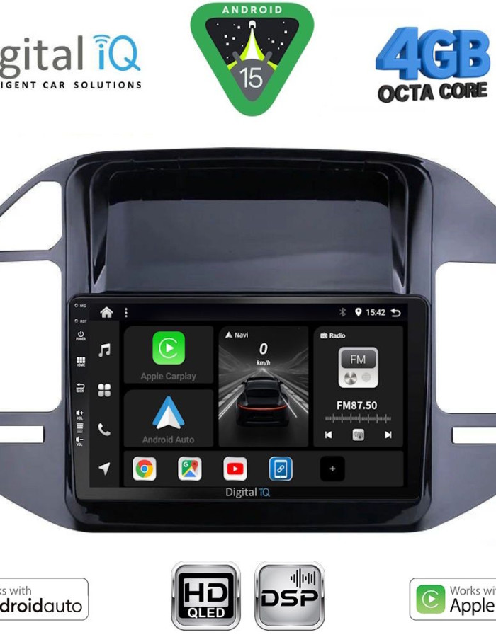 DIGITAL IQ BXF 16444_CPAA (9inc) MULTIMEDIA TABLET for MITSUBISHI PAJERO mod. 1999-2006