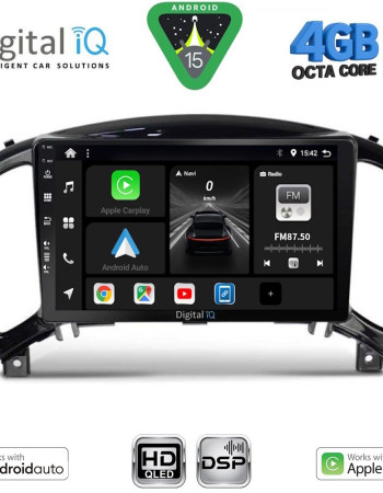 DIGITAL IQ BXF 16452_CPAA (9inc) MULTIMEDIA TABLET for NISSAN JUKE mod. 2009-2020