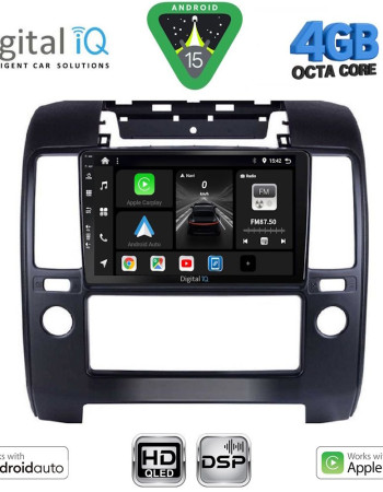 DIGITAL IQ BXF 16454AC_CPAA (9inc) MULTIMEDIA TABLET for NISSAN NAVARA D40 mod. 2006-2011 με A/C