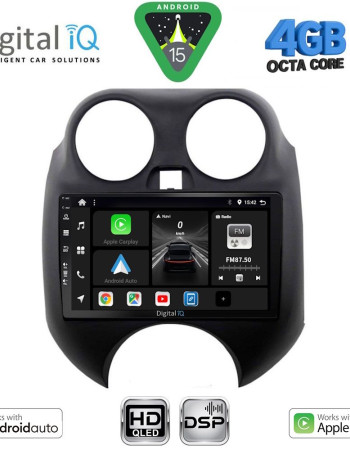 DIGITAL IQ BXF 16459_CPAA (9inc) MULTIMEDIA TABLET for NISSAN MICRA mod. 2010-2014