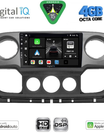 DIGITAL IQ BXF 16463_CPAA (10inc) MULTIMEDIA TABLET for NISSAN NV400 - OPEL MOVANO - RENAULT MASTER mod. 2010-2020