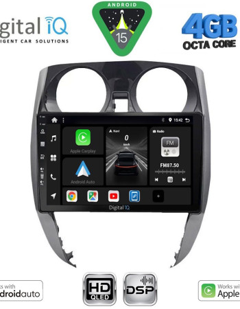 DIGITAL IQ BXF 16464_CPAA (10inc) MULTIMEDIA TABLET for NISSAN NOTE mod. 2012-2020