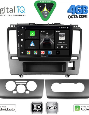 DIGITAL IQ BXF 16465_CPAA (9inc) MULTIMEDIA TABLET for NISSAN TIDA mod. 2004-2013