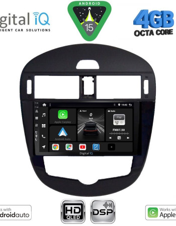 DIGITAL IQ BXF 16470CL_CPAA (9inc) MULTIMEDIA TABLET for NISSAN PULSAR mod. 2014-2020 with CLIMA