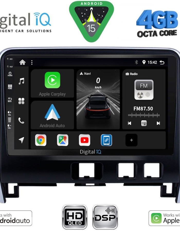 DIGITAL IQ BXF 16471_CPAA (10inc) MULTIMEDIA TABLET for NISSAN SERENA mod. 2016-2022