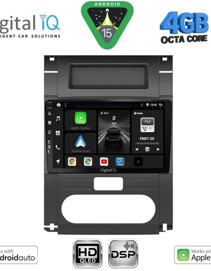 DIGITAL IQ BXF 16477_CPAA (10inc) MULTIMEDIA TABLET for NISSAN XTRAIL mod. 2007-2013