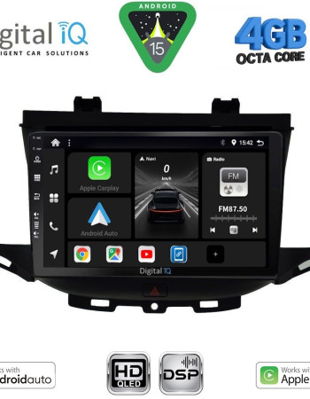 DIGITAL IQ BXF 16483_CPAA (9inc) MULTIMEDIA TABLET for OPEL ASTRA K mod. 2015-2023