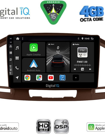DIGITAL IQ BXF 16491BR_CPAA (9inc) MULTIMEDIA TABLET for OPEL INSIGNIA mod. 2008-2013 (BROWN)