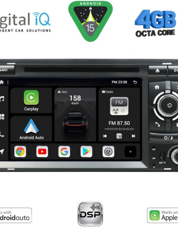 DIGITAL IQ BXF 649_CPAA (7" DVD) MULTIMEDIA SYSTEM for AUDI A3 mod. 2003-2012