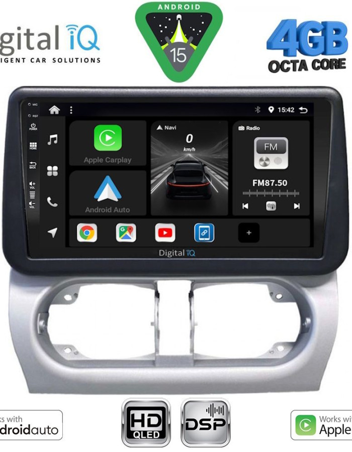 DIGITAL IQ BXF 16500_CPAA (9inc) MULTIMEDIA TABLET for OPEL CORSA C mod 2000-2006 - TIGRA mod. 2004-2009