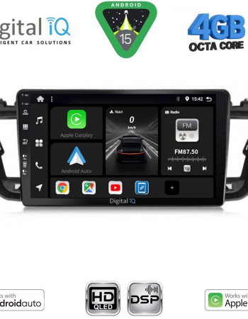 DIGITAL IQ BXF 16518_CPAA (9inc) MULTIMEDIA TABLET for PEUGEOT 508 mod. 2010-2016