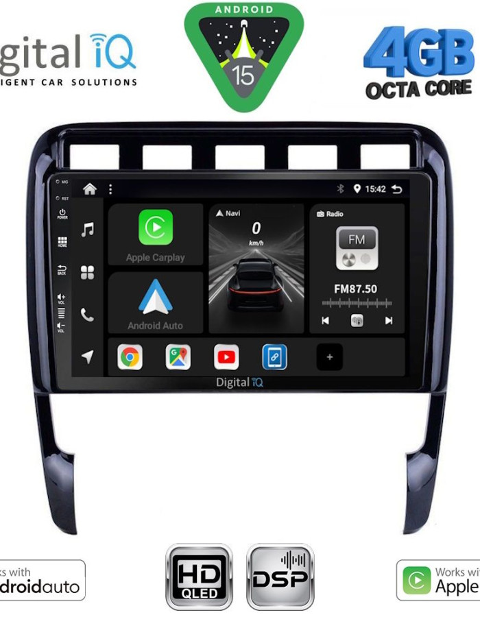 DIGITAL IQ BXF 16535_CPAA (9inc) MULTIMEDIA TABLET for PORSCHE CAYENNE mod. 2002-2011