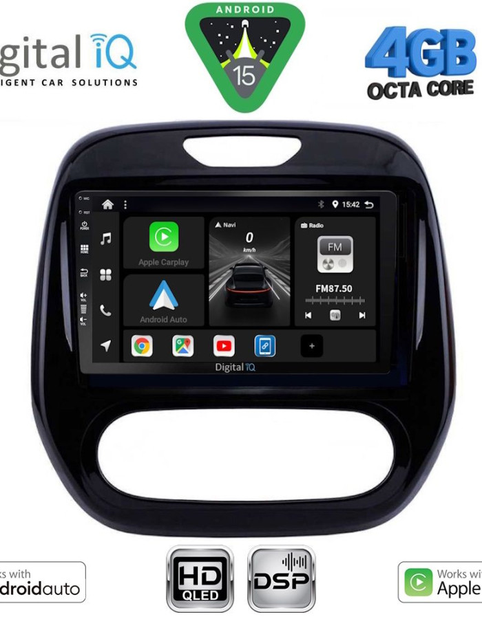 DIGITAL IQ BXF 16542_CPAA (9inc) MULTIMEDIA TABLET for RENAULT CAPTUR mod. 2013-2019