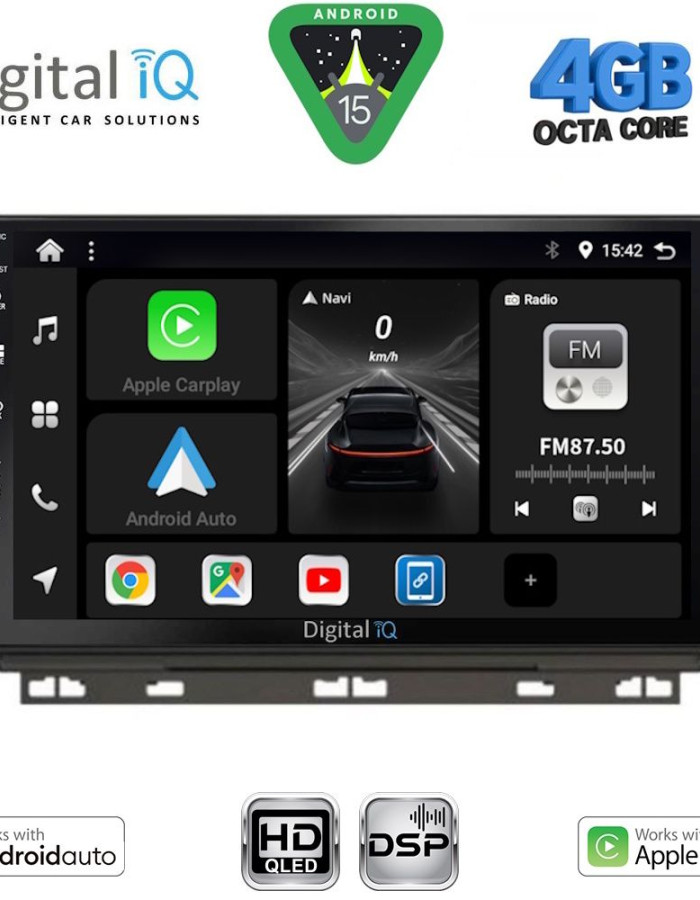 DIGITAL IQ BXF 16546_CPAA (9inc) MULTIMEDIA TABLET for RENAULT CLIO - CAPTUR mod. 2019-2026