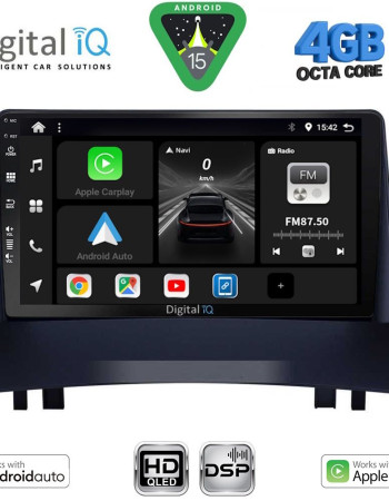 DIGITAL IQ BXF 16555_CPAA (9inc) MULTIMEDIA TABLET for RENAULT MEGANE 2 mod. 2002-2008
