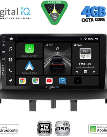 DIGITAL IQ BXF 16556_CPAA (9inc) MULTIMEDIA TABLET for RENAULT MEGANE 3 mod. 2009-2016