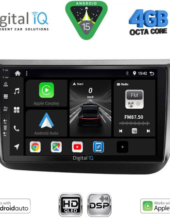 DIGITAL IQ BXF 16570_CPAA (9inc) MULTIMEDIA TABLET for SEAT ALTEA mod. 2004-2015