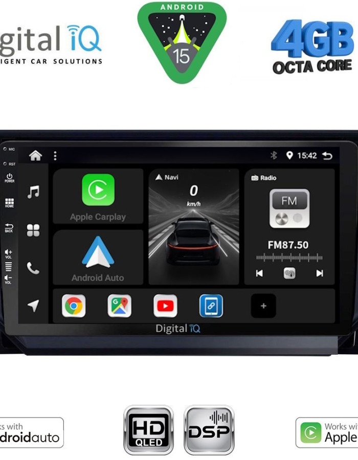 DIGITAL IQ BXF 16573_CPAA (9inc) MULTIMEDIA TABLET for SEAT ARONA - IBIZA mod. 2018-2026