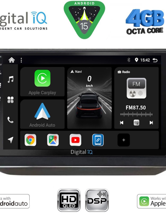 DIGITAL IQ BXF 16581_CPAA (10inc) MULTIMEDIA TABLET for SKODA FABIA mod. 2008-2014