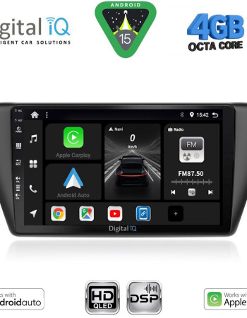 DIGITAL IQ BXF 16582_CPAA (9inc) MULTIMEDIA TABLET for SKODA FABIA mod. 2015-2022
