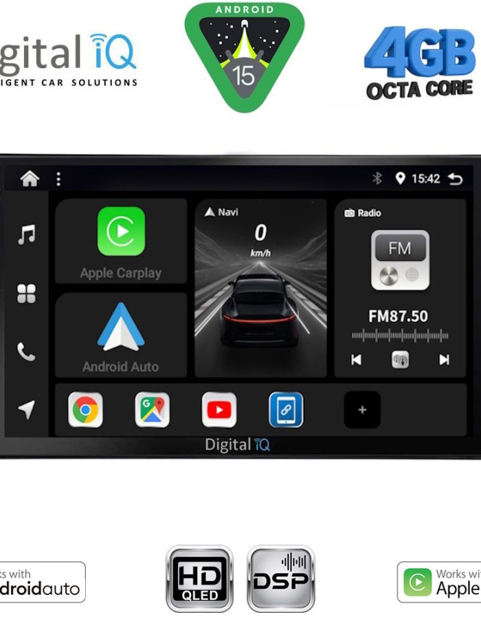 DIGITAL IQ BXF 16586_CPAA (10inc) MULTIMEDIA TABLET for SKODA KAMIQ mod. 2018-2026