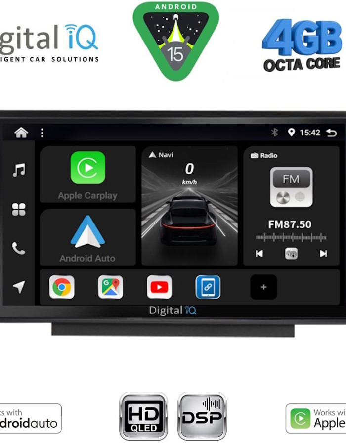 DIGITAL IQ BXF 16594_CPAA (9inc) MULTIMEDIA TABLET for SKODA OCTAVIA 5 mod. 2005-2012