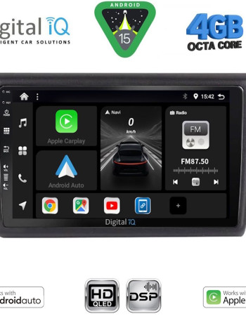 DIGITAL IQ BXF 16600_CPAA (9inc) MULTIMEDIA TABLET for SKODA RAPID SPACEBACK mod. 2014-2019