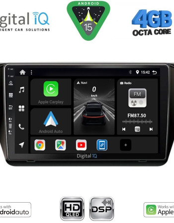 DIGITAL IQ BXF 16605_CPAA (10inc) MULTIMEDIA TABLET for SKODA SUPERB mod. 2015-2023