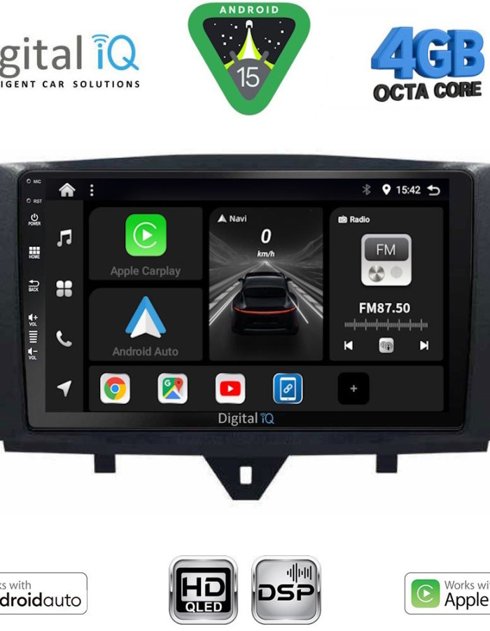 DIGITAL IQ BXF 16622_CPAA (9inc) MULTIMEDIA TABLET for SMART (451) mod. 2010-2015