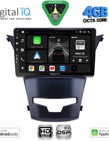 DIGITAL IQ BXF 16653_CPAA (9inc) MULTIMEDIA TABLET for SSANGYONG KORANDO mod. 2014-2019