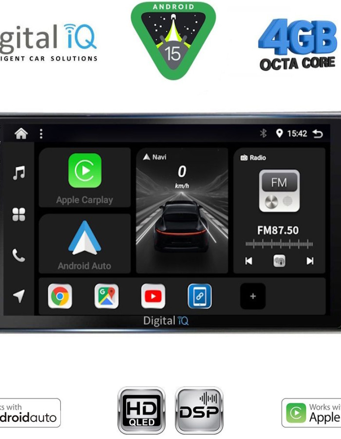 DIGITAL IQ BXF 16659_CPAA (9inc) MULTIMEDIA TABLET for SUBARU IMPREZA mod. 2002-2008