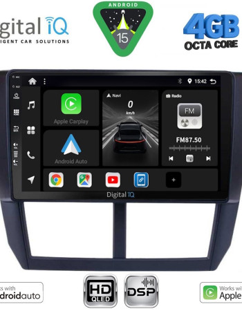 DIGITAL IQ BXF 16662_CPAA (9inc) MULTIMEDIA TABLET for SUBARU FORESTER - IMPREZA - XV mod. 2008-2013
