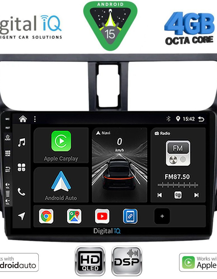 DIGITAL IQ BXF 16674_CPAA (9inc) MULTIMEDIA TABLET for SUZUKI CELERIO mod. 2015-2021
