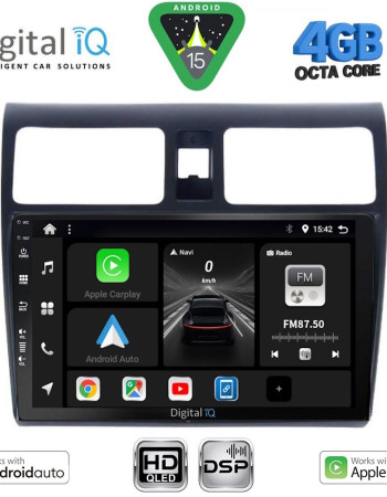 DIGITAL IQ BXF 16684_CPAA (10inc) MULTIMEDIA TABLET for SUZUKI SWIFT mod. 2005-2011