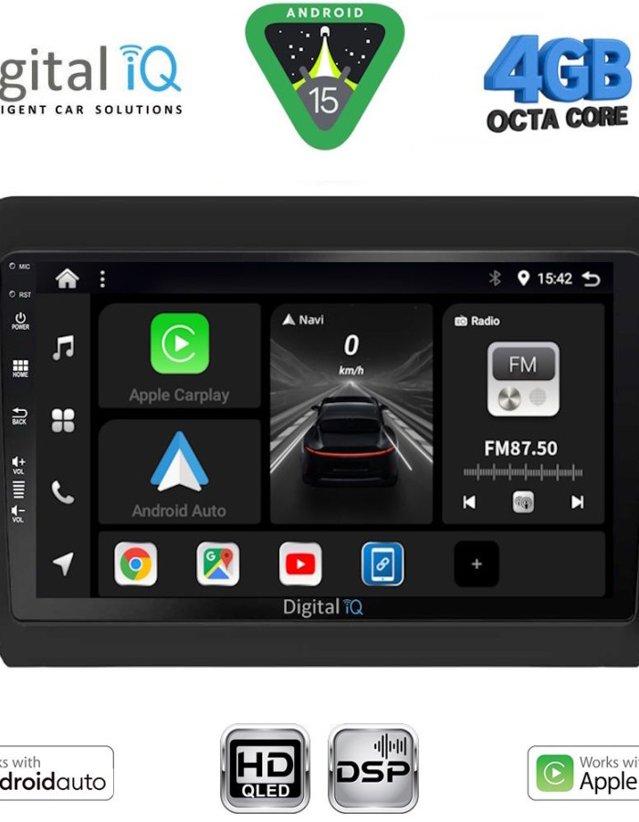 DIGITAL IQ BXF 16686_CPAA (9inc) MULTIMEDIA TABLET for SUZUKI SWIFT mod. 2017-2026