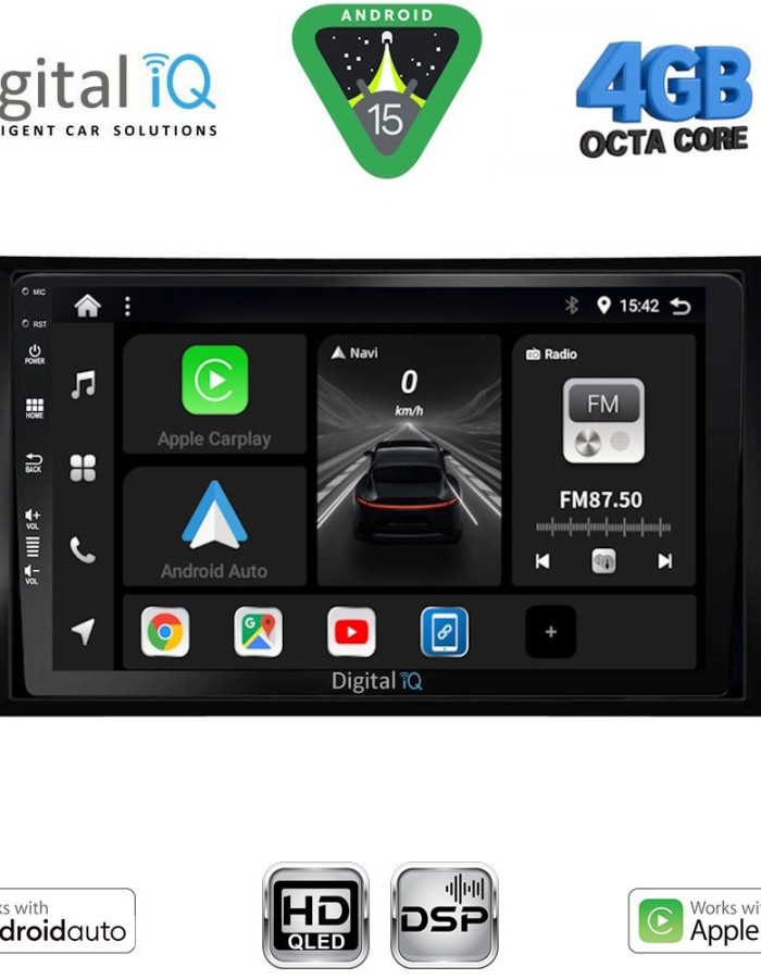 DIGITAL IQ BXF 16688_CPAA (9inc) MULTIMEDIA TABLET for FIAT SEDICI – SUZUKI SX4 mod. 2005-2013