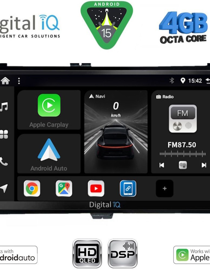 DIGITAL IQ BXF 16703_CPAA (9inc) MULTIMEDIA TABLET for TOYOTA AURIS mod. 2015-2019 – AYGO X mod. 2022-2026 – COROLLA mod. 2017-2019
