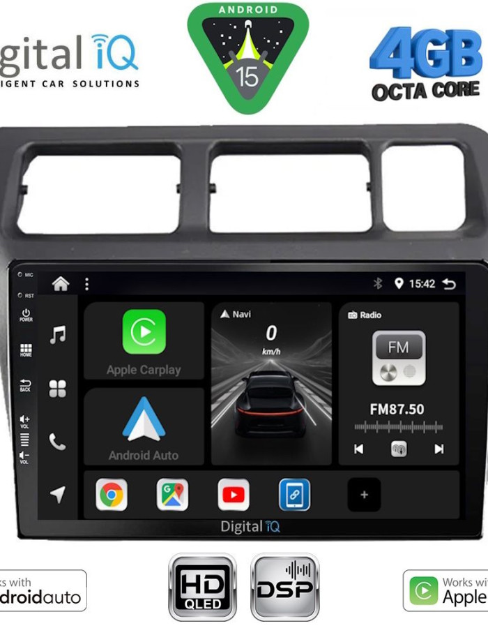 DIGITAL IQ BXF 16710_CPAA (9inc) MULTIMEDIA TABLET for TOYOTA COROLLA mod. 1992-1997