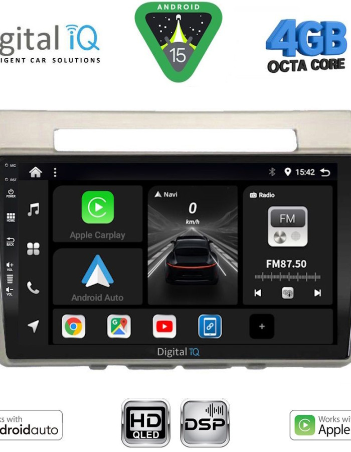 DIGITAL IQ BXF 16711B_CPAA (9inc) MULTIMEDIA TABLET for TOYOTA COROLLA VERSO mod. 2004-2009