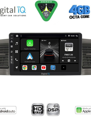DIGITAL IQ BXF 16712GR_CPAA (9inc) MULTIMEDIA TABLET for TOYOTA COROLLA mod. 2001-2006 (GREY)